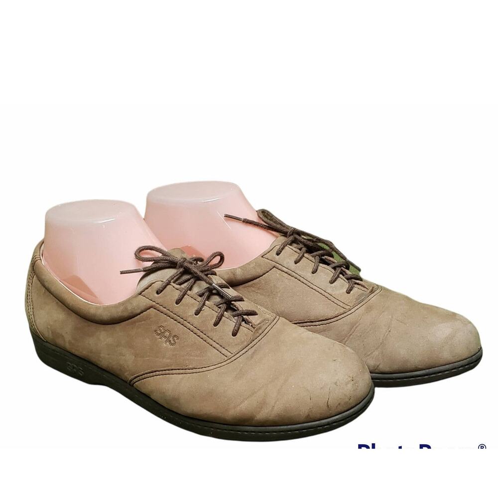 SAS Brown Tripad Comfort Oxfords Comfort Dress Casual Shoes Made is USA